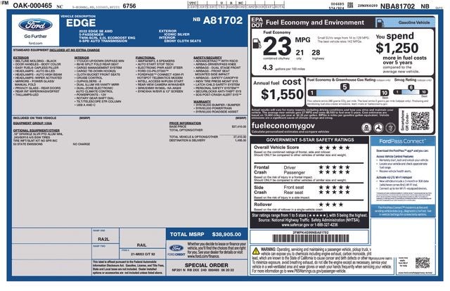 2022 Ford Edge SE - Photo 39