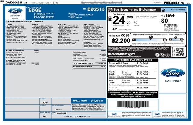 2015 Ford Edge SEL