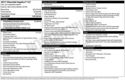 2017 Chevrolet Impala LT 1LT