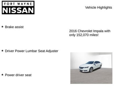 2016 Chevrolet Impala LT 2LT