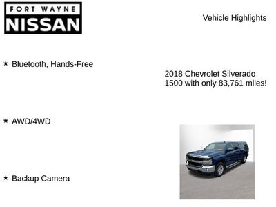 2018 Chevrolet Silverado 1500 LT LT1
