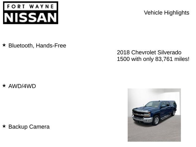 2018 Chevrolet Silverado 1500 LT LT1