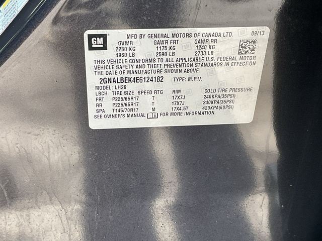 2014 Chevrolet Equinox LT 1LT