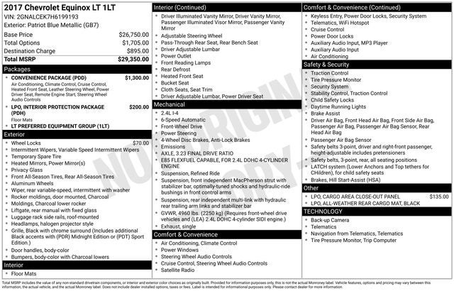 2017 Chevrolet Equinox LT