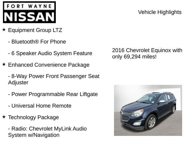 2016 Chevrolet Equinox LTZ