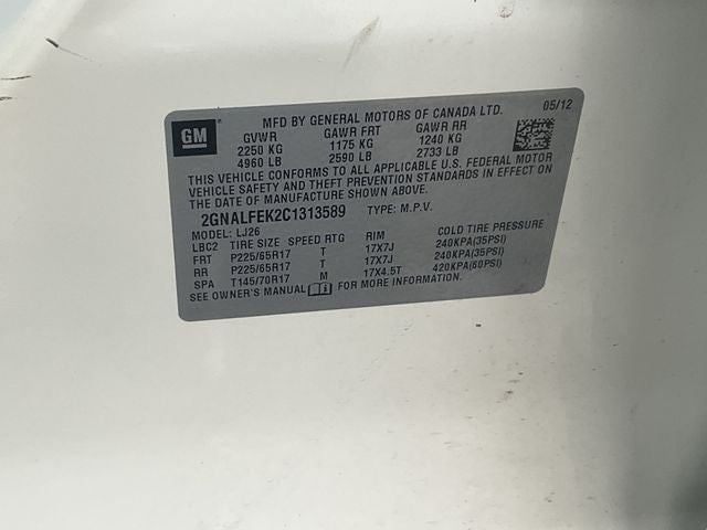2012 Chevrolet Equinox LTZ
