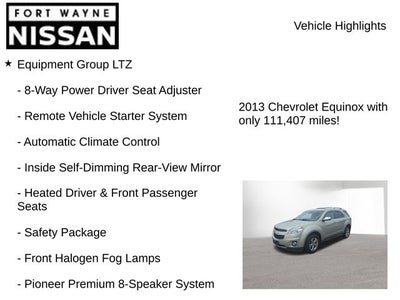 2013 Chevrolet Equinox LTZ