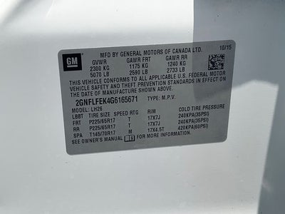 2016 Chevrolet Equinox LT