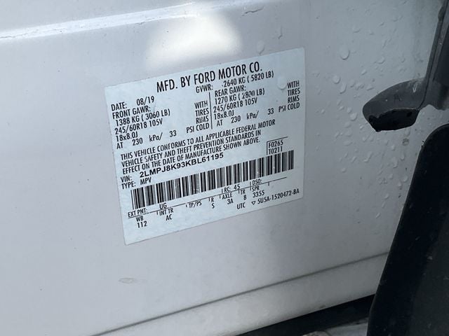 2019 Lincoln Nautilus Select