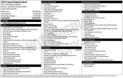 2018 Jeep Compass Sport