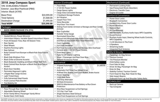 2018 Jeep Compass Sport