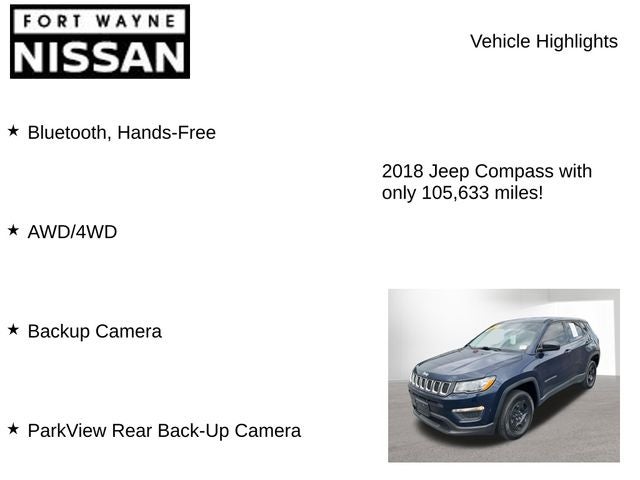 2018 Jeep Compass Sport