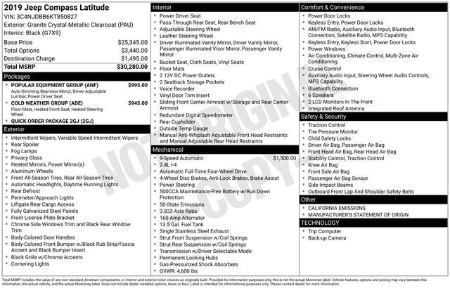 2019 Jeep Compass Latitude