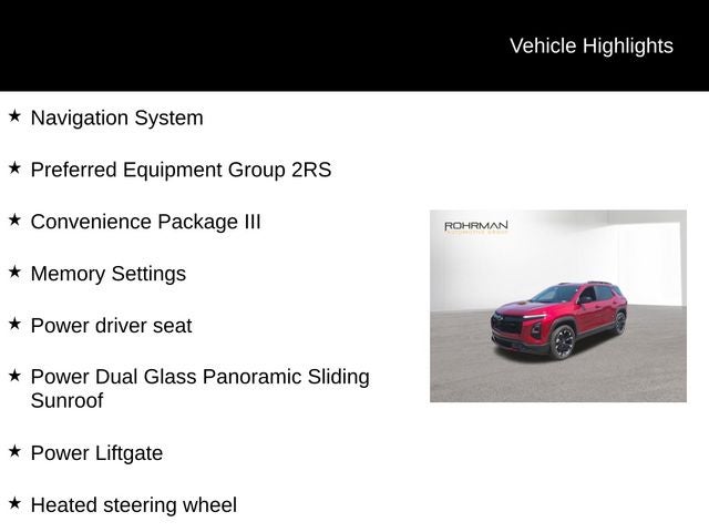 2025 Chevrolet Equinox RS