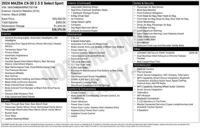 2024 Mazda Mazda CX-30 2.5 S Select Sport