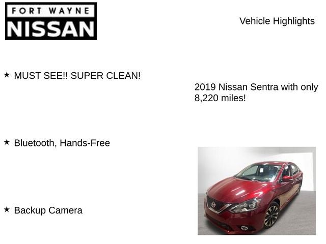 2019 Nissan Sentra SR