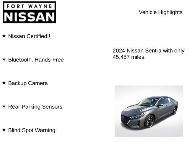 2024 Nissan Sentra SV