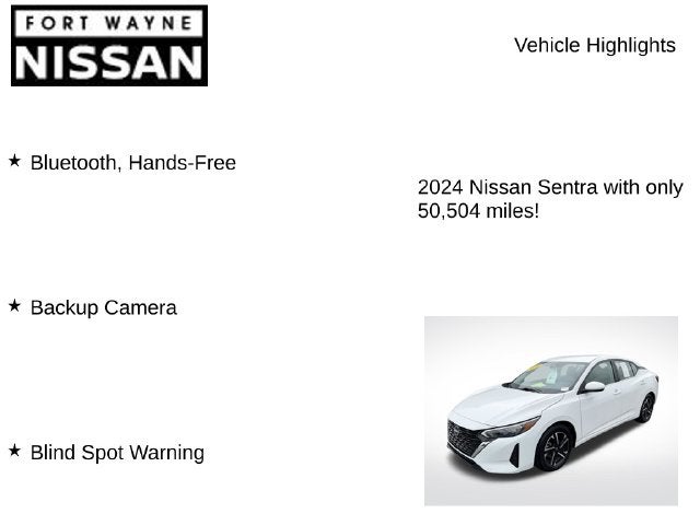 2024 Nissan Sentra SV