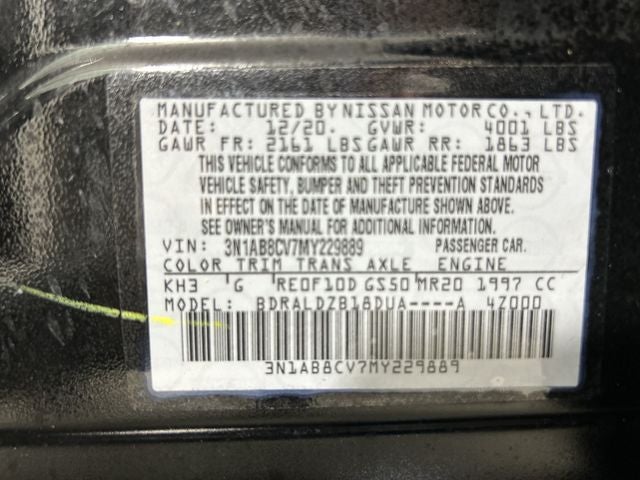2021 Nissan Sentra SV