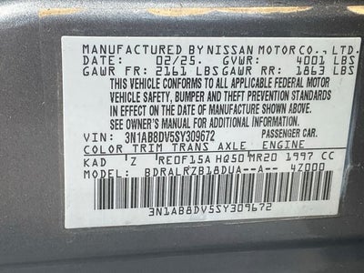 2025 Nissan Sentra SR