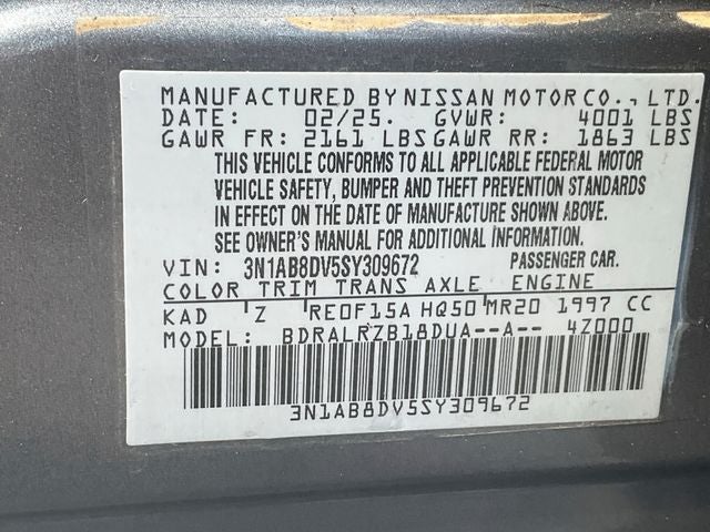 2025 Nissan Sentra SR