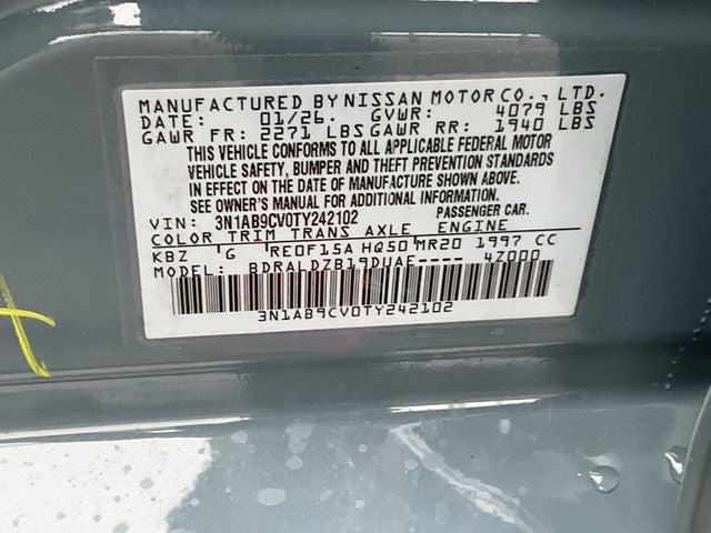 2026 Nissan Sentra SV