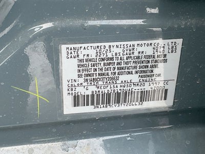 2026 Nissan Sentra SV
