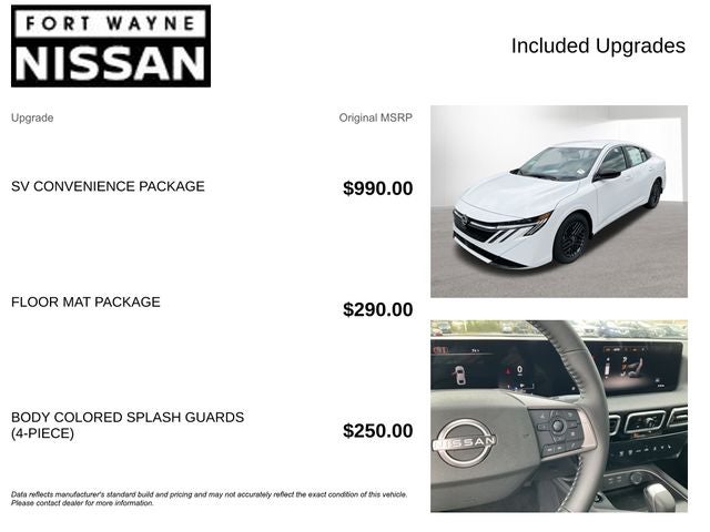 2026 Nissan Sentra SV