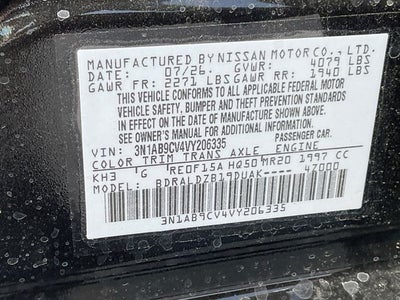 2027 Nissan Sentra SV