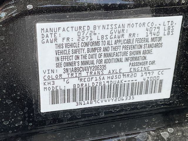 2027 Nissan Sentra SV