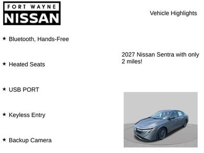 2027 Nissan Sentra SV