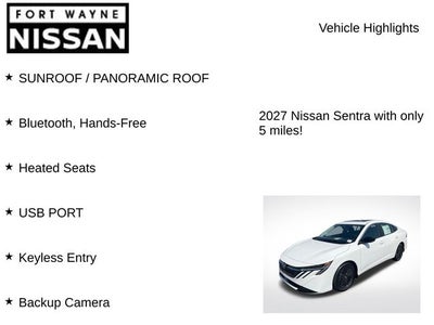 2027 Nissan Sentra SV