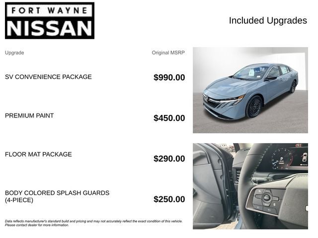 2026 Nissan Sentra SV