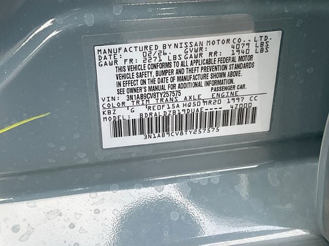 2026 Nissan Sentra SV