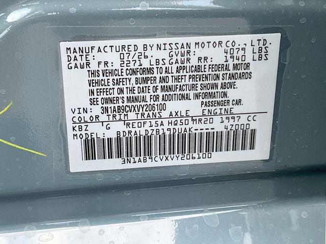 2027 Nissan Sentra SV