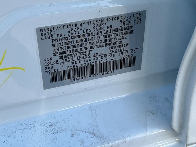 2026 Nissan Sentra SR