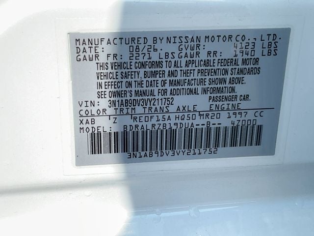 2027 Nissan Sentra SR