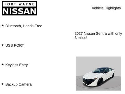 2027 Nissan Sentra SR