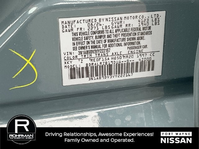 2027 Nissan Sentra SR