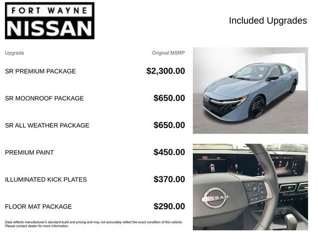 2026 Nissan Sentra SR