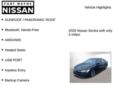 2026 Nissan Sentra SL