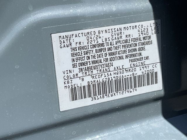 2026 Nissan Sentra SL