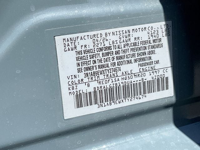 2026 Nissan Sentra SL