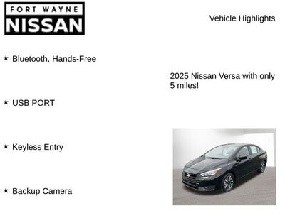 2025 Nissan Versa 1.6 SV