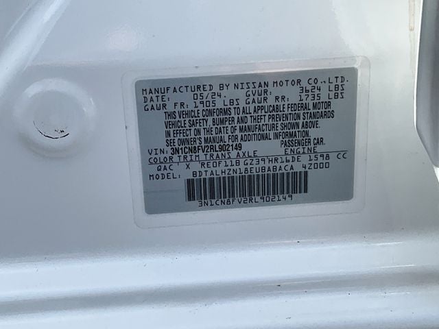 2024 Nissan Versa 1.6 SR