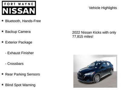 2022 Nissan Kicks SV