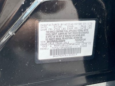 2020 Nissan Kicks SR