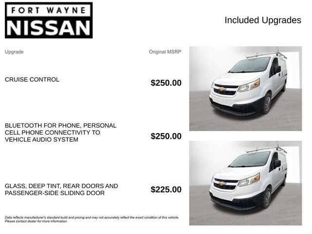 2015 Chevrolet City Express 1LS