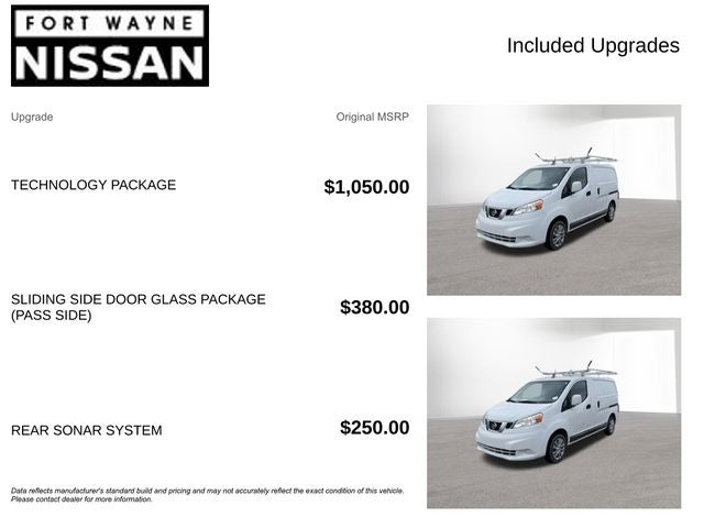 2017 Nissan NV200 SV