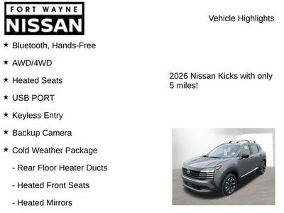 2026 Nissan Kicks SV